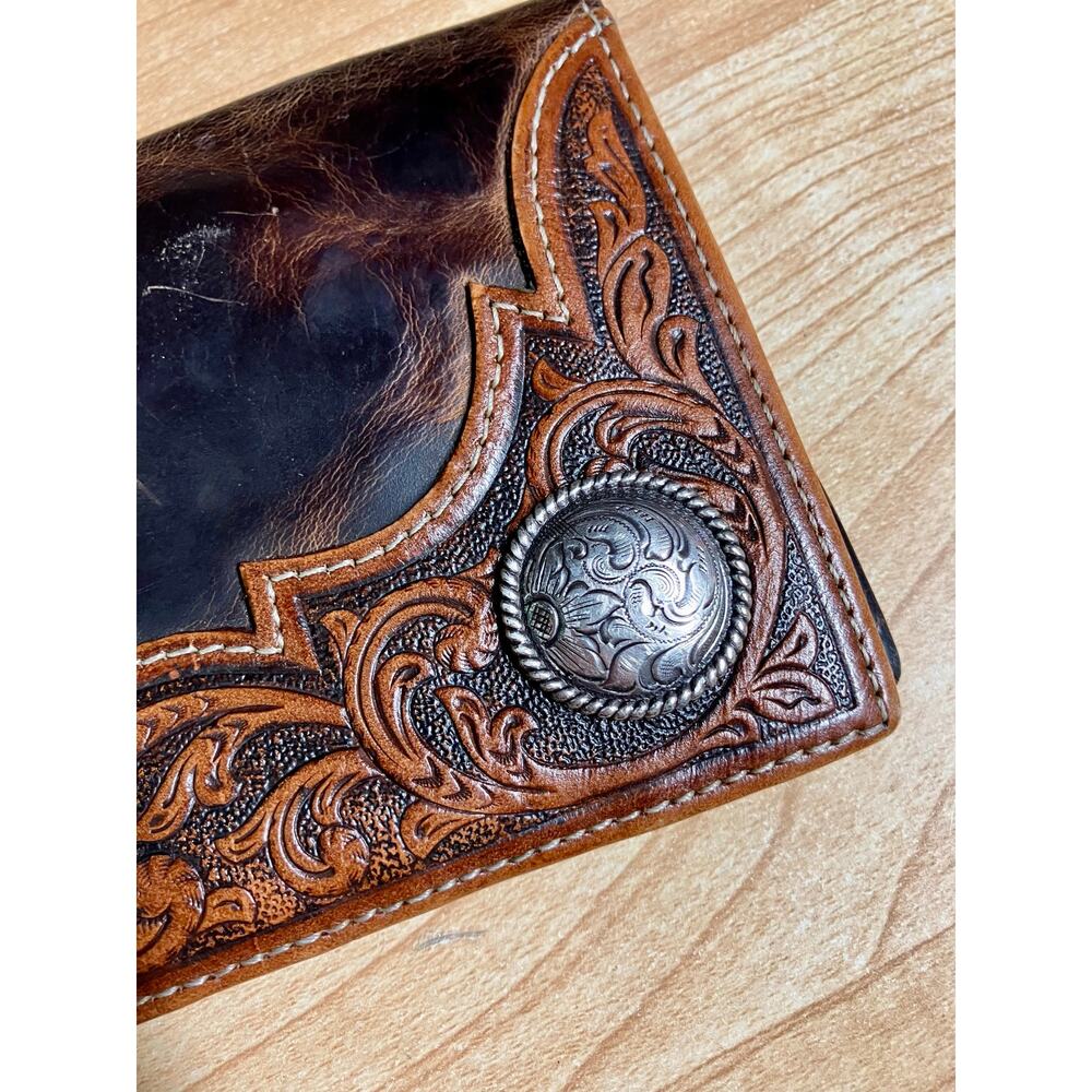 Ariat Brown Rodeo Wallet. - Picture 6 of 8
